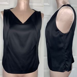 Akris Silk Blend Sleeveless Career Blouse Top